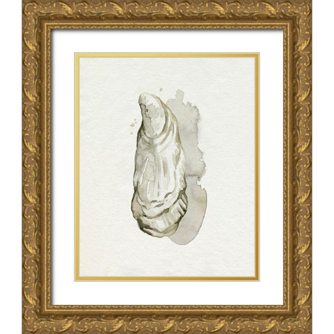 Oysters on the Bay I Gold Ornate Wood Framed Art Print with Double Matting by Popp, Grace