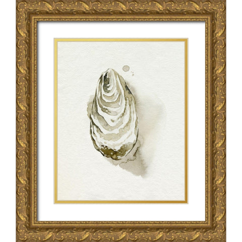 Oysters on the Bay IV Gold Ornate Wood Framed Art Print with Double Matting by Popp, Grace