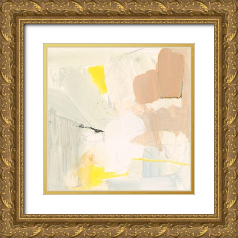 Soft and Subtle IV Gold Ornate Wood Framed Art Print with Double Matting by Barnes, Victoria