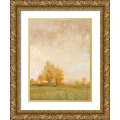 Carefree Day II Gold Ornate Wood Framed Art Print with Double Matting by OToole, Tim