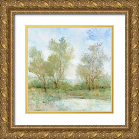Cool Breeze I Gold Ornate Wood Framed Art Print with Double Matting by OToole, Tim