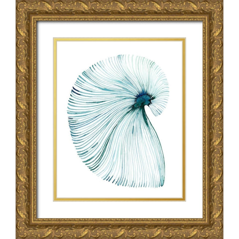 Eye of the Ocean II Gold Ornate Wood Framed Art Print with Double Matting by Popp, Grace