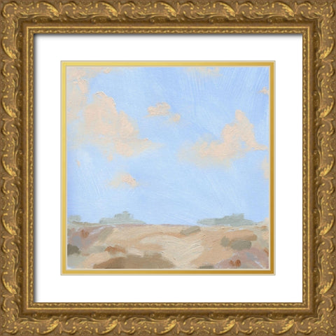Sandy Overlook III Gold Ornate Wood Framed Art Print with Double Matting by Green, Jacob