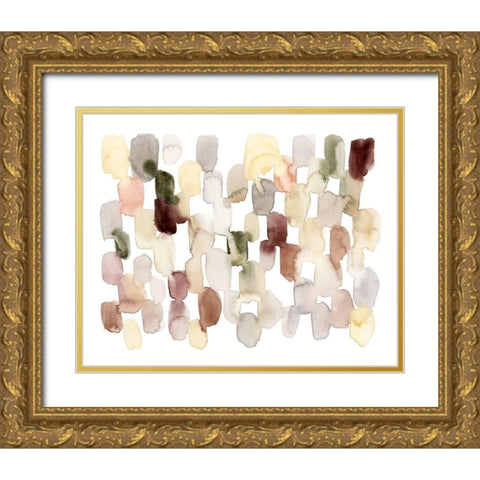 Melted Sediment III Gold Ornate Wood Framed Art Print with Double Matting by Popp, Grace