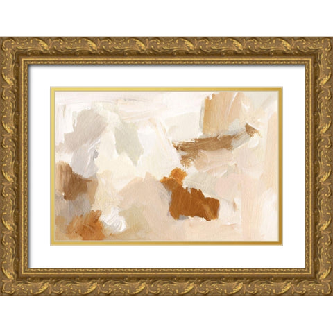 Tawny Mix I Gold Ornate Wood Framed Art Print with Double Matting by Barnes, Victoria