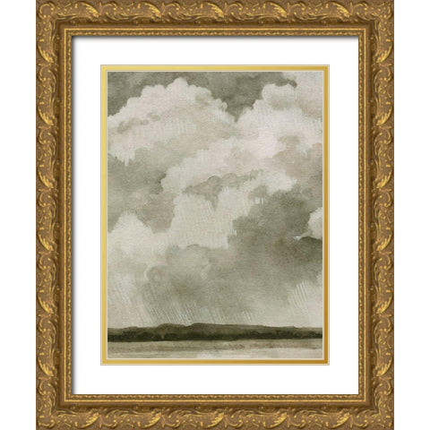 Big Dark Sky I Gold Ornate Wood Framed Art Print with Double Matting by Caroline, Emma