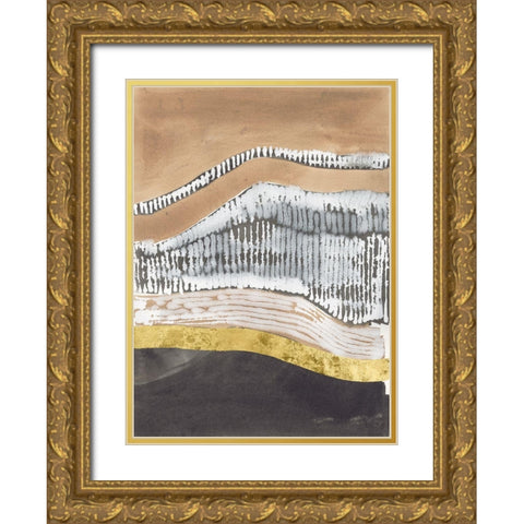 Metronome I Gold Ornate Wood Framed Art Print with Double Matting by Lam, Vanna