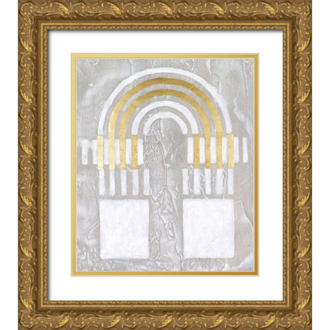 Mezzanine I Gold Ornate Wood Framed Art Print with Double Matting by Lam, Vanna