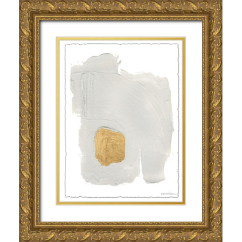 Opted-In I Gold Ornate Wood Framed Art Print with Double Matting by Lam, Vanna