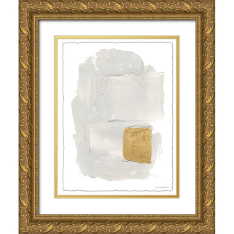 Opted-In II Gold Ornate Wood Framed Art Print with Double Matting by Lam, Vanna