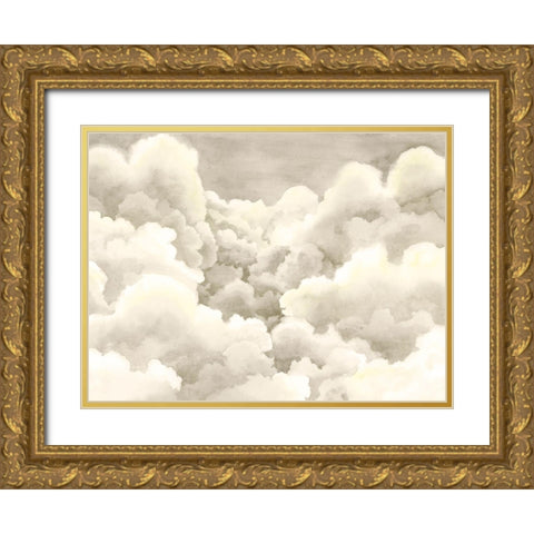 Custom Storm Brew III Gold Ornate Wood Framed Art Print with Double Matting by Popp, Grace