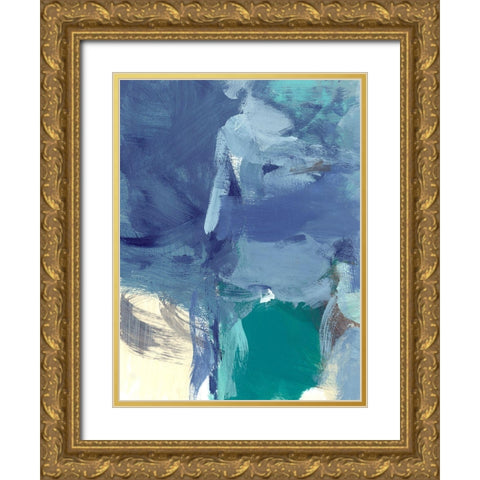 Front II Gold Ornate Wood Framed Art Print with Double Matting by Long, Christina