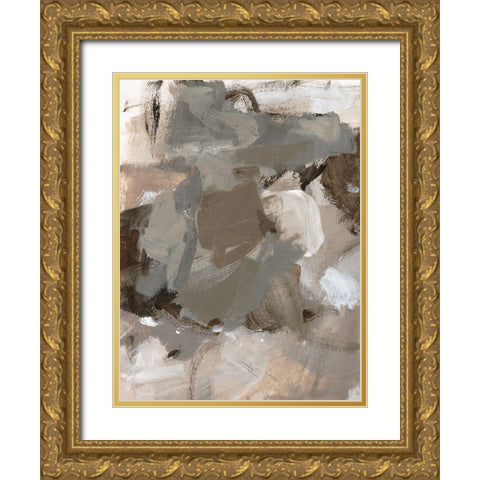 Coffee I Gold Ornate Wood Framed Art Print with Double Matting by Long, Christina