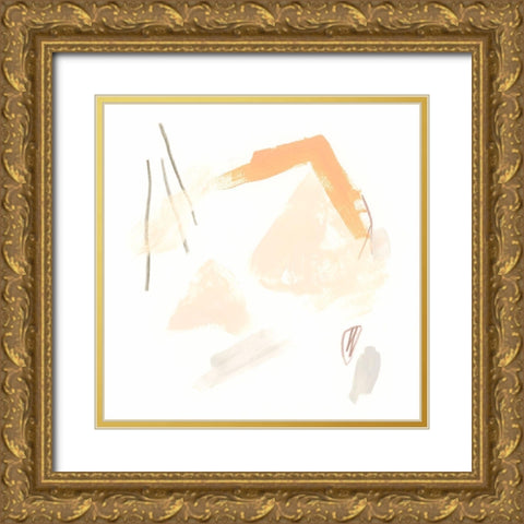 Citrus Space I Gold Ornate Wood Framed Art Print with Double Matting by Vess, June Erica