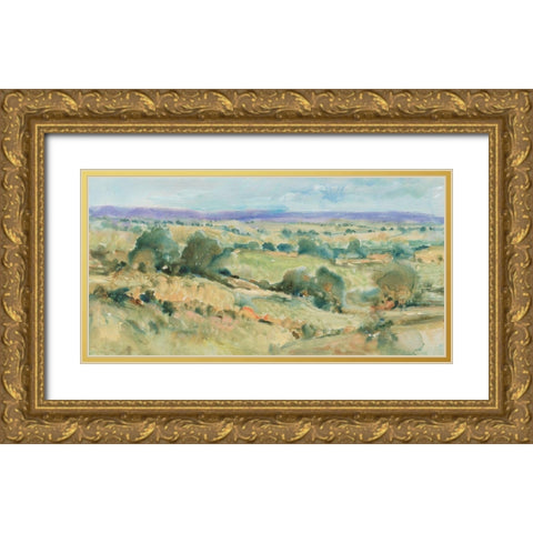 Soft Lavender Sky I Gold Ornate Wood Framed Art Print with Double Matting by OToole, Tim