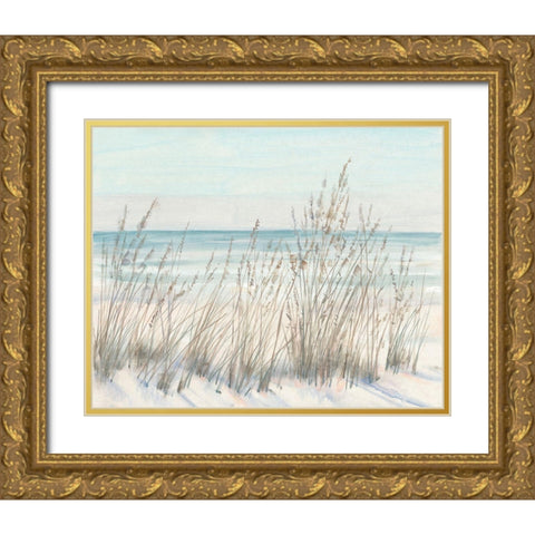 Beach Grass II Gold Ornate Wood Framed Art Print with Double Matting by OToole, Tim