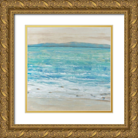 Reef Edge II Gold Ornate Wood Framed Art Print with Double Matting by OToole, Tim