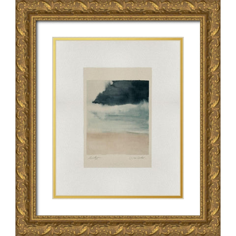 Storm Rolls In II Gold Ornate Wood Framed Art Print with Double Matting by Popp, Grace