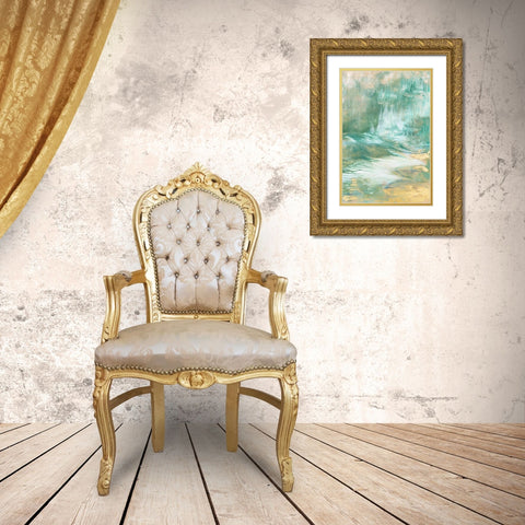 Meet Me There II Gold Ornate Wood Framed Art Print with Double Matting by Bramma, Lila