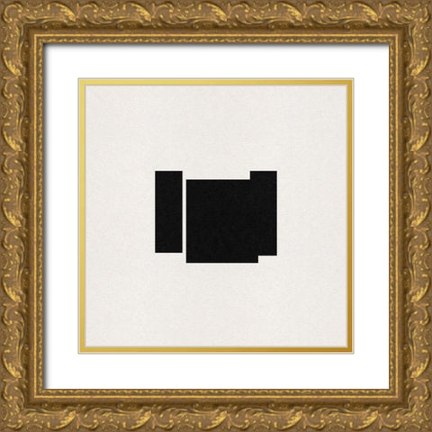 Polymath I Gold Ornate Wood Framed Art Print with Double Matting by Green, Jacob