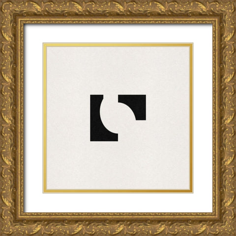 Polymath II Gold Ornate Wood Framed Art Print with Double Matting by Green, Jacob