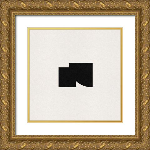 Polymath III Gold Ornate Wood Framed Art Print with Double Matting by Green, Jacob
