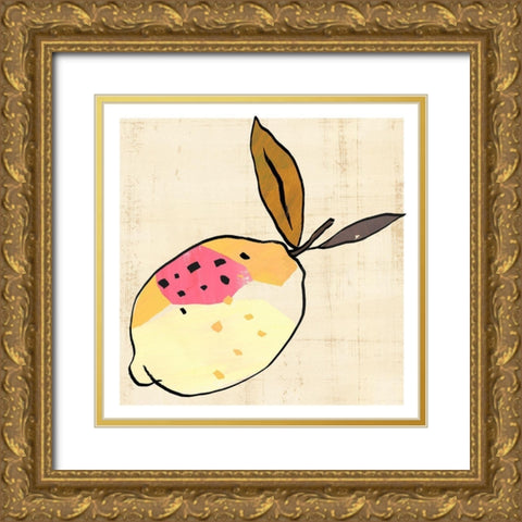 Fruit Cuts II Gold Ornate Wood Framed Art Print with Double Matting by Warren, Annie