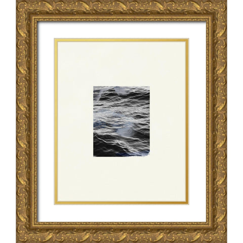 The Calm Cove II Gold Ornate Wood Framed Art Print with Double Matting by Wang, Melissa
