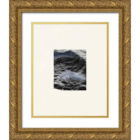 The Calm Cove III Gold Ornate Wood Framed Art Print with Double Matting by Wang, Melissa