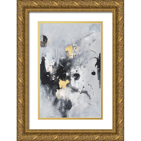 The Dance IV Gold Ornate Wood Framed Art Print with Double Matting by Combs, Joyce
