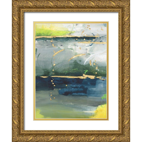 Coming Ashore I Gold Ornate Wood Framed Art Print with Double Matting by Combs, Joyce