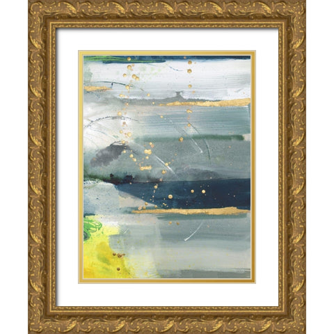 Coming Ashore II Gold Ornate Wood Framed Art Print with Double Matting by Combs, Joyce
