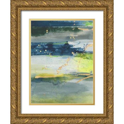 Coming Ashore III Gold Ornate Wood Framed Art Print with Double Matting by Combs, Joyce