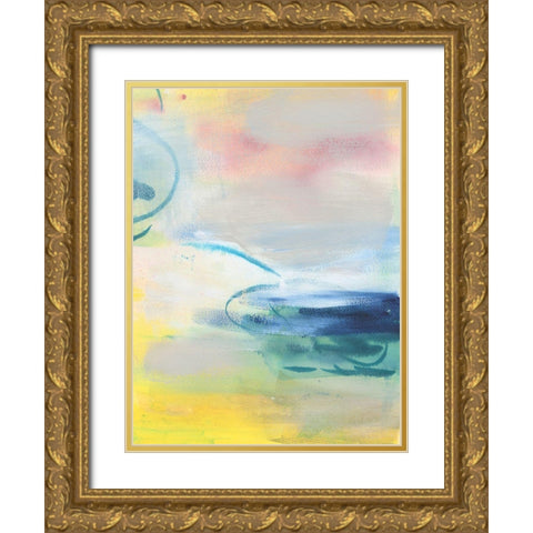 Some Day Soon I Gold Ornate Wood Framed Art Print with Double Matting by Combs, Joyce