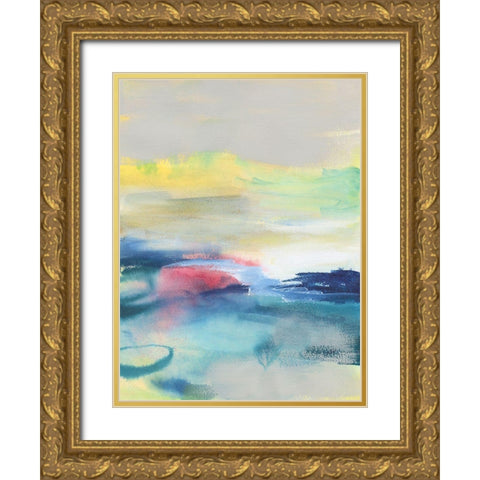 Some Day Soon II Gold Ornate Wood Framed Art Print with Double Matting by Combs, Joyce