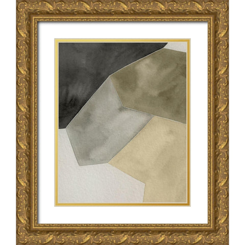 Tectonic Shift II Gold Ornate Wood Framed Art Print with Double Matting by Popp, Grace