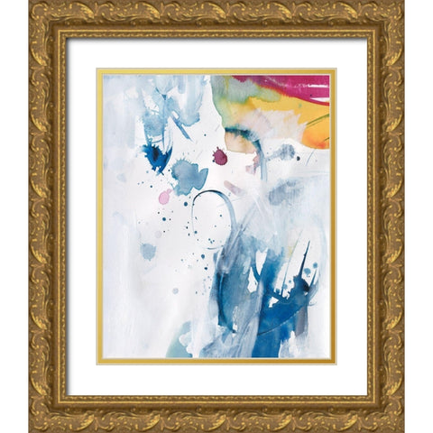 Treading Softly II Gold Ornate Wood Framed Art Print with Double Matting by Combs, Joyce