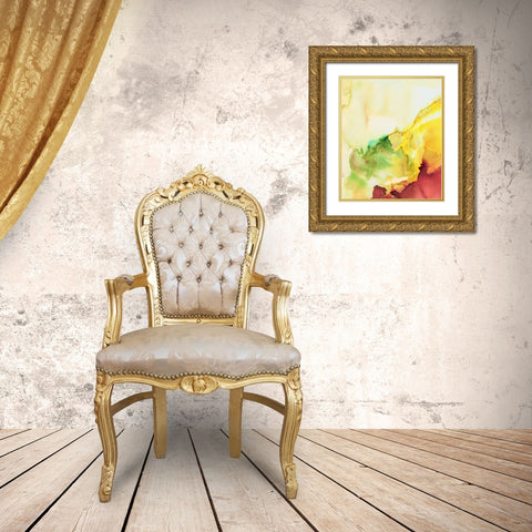 Closeness II Gold Ornate Wood Framed Art Print with Double Matting by Combs, Joyce