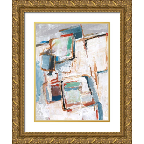 Rear View Mirror II Gold Ornate Wood Framed Art Print with Double Matting by Harper, Ethan