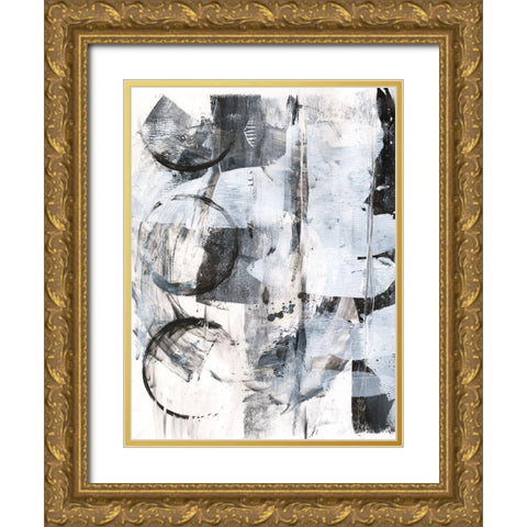 Glitch II Gold Ornate Wood Framed Art Print with Double Matting by Harper, Ethan