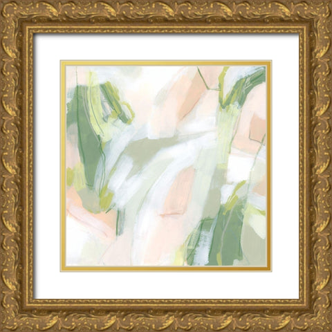 Spring Sweep I Gold Ornate Wood Framed Art Print with Double Matting by Vess, June Erica