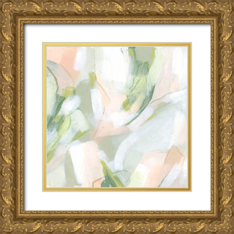 Spring Sweep II Gold Ornate Wood Framed Art Print with Double Matting by Vess, June Erica