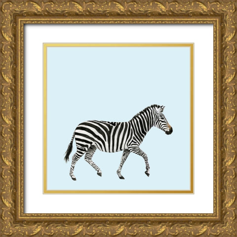 Twilight Safari I Gold Ornate Wood Framed Art Print with Double Matting by Popp, Grace