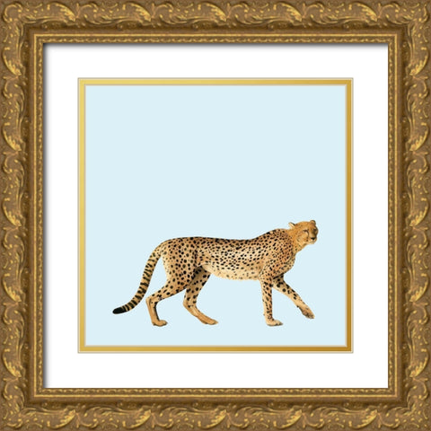 Twilight Safari III Gold Ornate Wood Framed Art Print with Double Matting by Popp, Grace