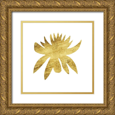 Gilded Silhouette II Gold Ornate Wood Framed Art Print with Double Matting by Vision Studio