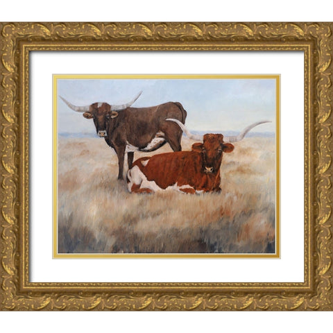 Picture Perfect III Gold Ornate Wood Framed Art Print with Double Matting by Winkler, Kathy