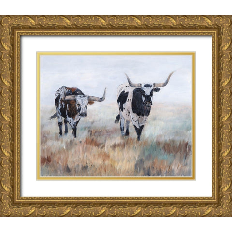 Picture Perfect IV Gold Ornate Wood Framed Art Print with Double Matting by Winkler, Kathy