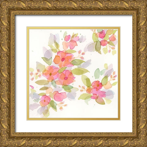 The Favorite Flowers VII Gold Ornate Wood Framed Art Print with Double Matting by Quin, Marabeth