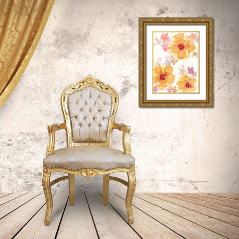 Small Glories II Gold Ornate Wood Framed Art Print with Double Matting by Quin, Marabeth