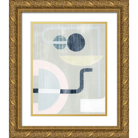 Fast Landing I Gold Ornate Wood Framed Art Print with Double Matting by Popp, Grace